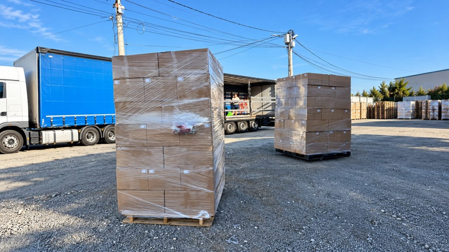 Sunlit Industrial Loading Yard img